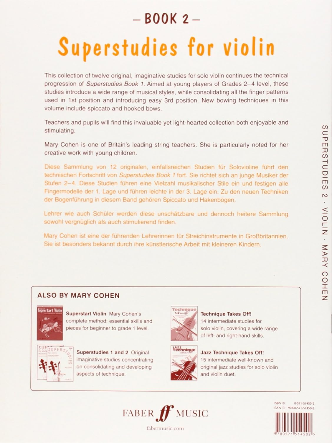 Superstudies Violin Book 2: (Solo Violin): Bk. 2