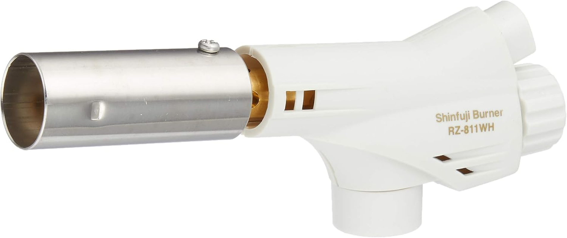 [Amazon.Co.Jp Limited] Shinfuji Burner, Made in Japan, Power Torch, Gas Burner, Can Be Used Upside Down, Broiled Cooking, Welding, Heat Power Adjustment, Fire Diameter: 0.9 Inches (22 Mm), Small,