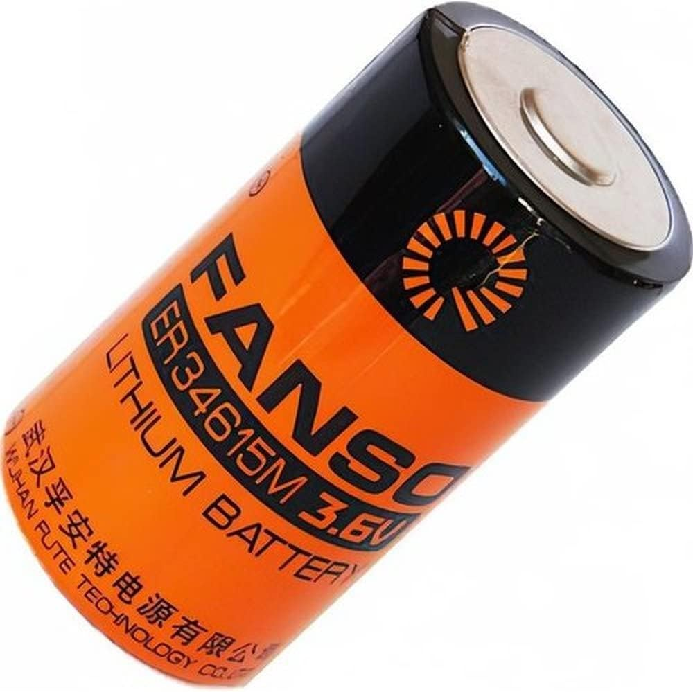 Fanso ER34615M 3.6V D Size(R20) Lithium Battery 14Ah Li-Socl2, High Power Spiral Wound image number 1