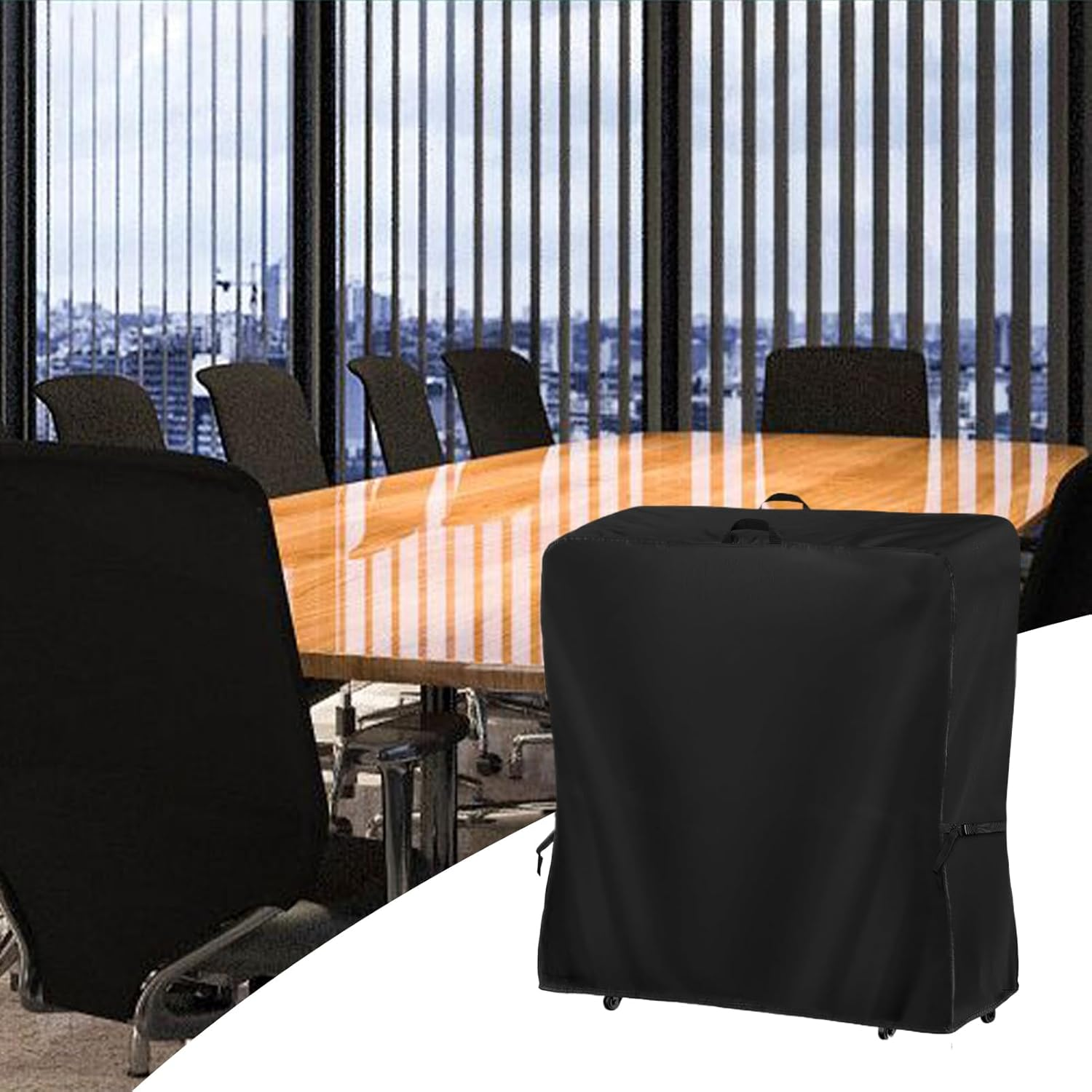 TV Covers for Outdoors | Mobile Outdoor TV Stand Cover,Waterproof Weatherproof Television Screen Protectors for Patio Lawn Backyard Deck Yard Courtyard image number 5