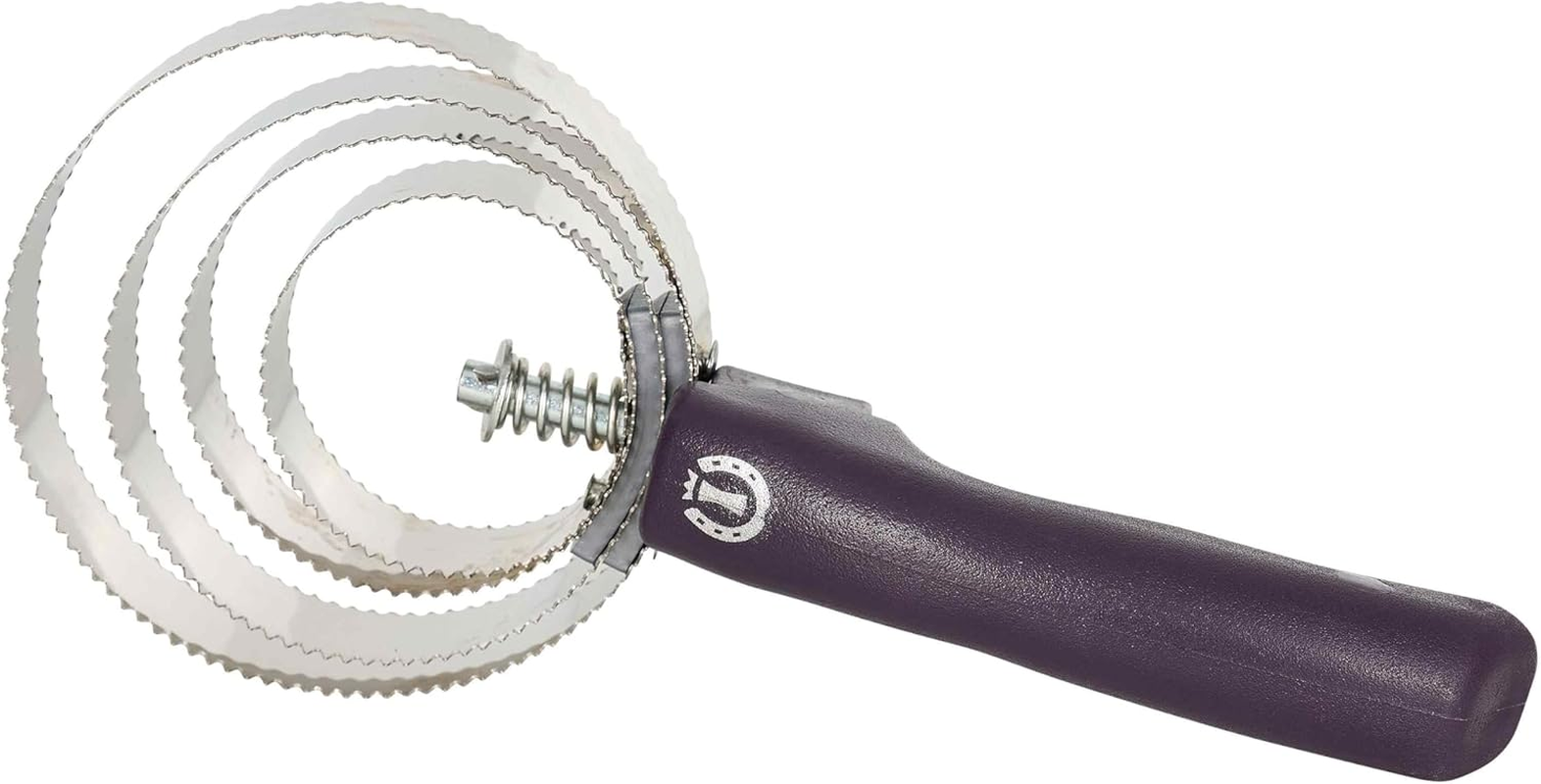 Imperial Riding Metal Spring Curry Comb IRH, Heavy Duty Metal Spring Curry Comb for Removing Loose Hair and Coarse Dirt, Effective Fur Cleaning & Stylish Stable Look, Bordeaux