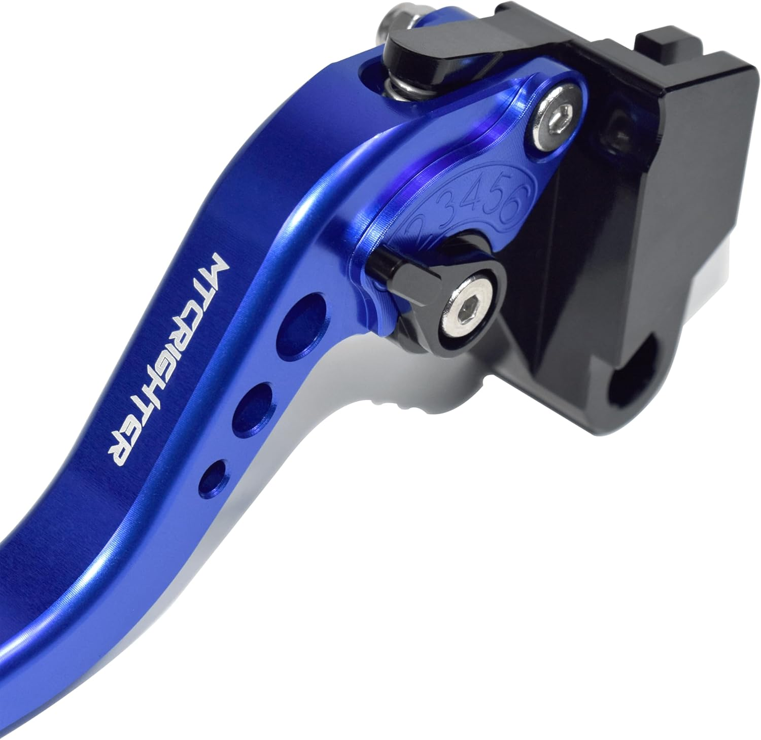 MTCRIGHTER Compatible with Yamaha R3 R25 MT-03 MT-25 2015-2025 Short Brake Lever Clutch Lever, CNC Aluminum Alloy Made (Black) - Blue image number 7