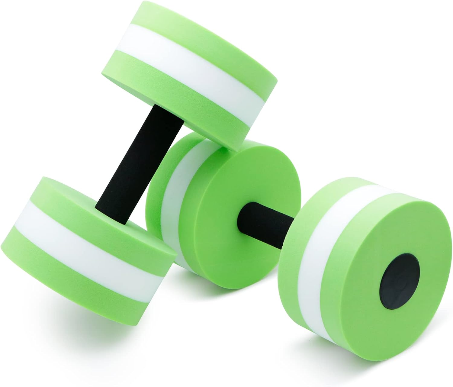 OSMOFUZE Aquatic Exercise Dumbbells - Set of 2 for Water Aerobics Fitness and Pool Exercises