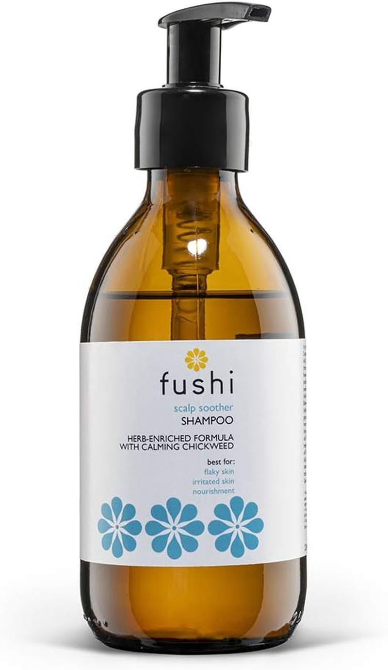 Fushi Scalp Soother Herbal Shampoo | Refillable Zero Waste Glass Bottle 230Ml image number 1