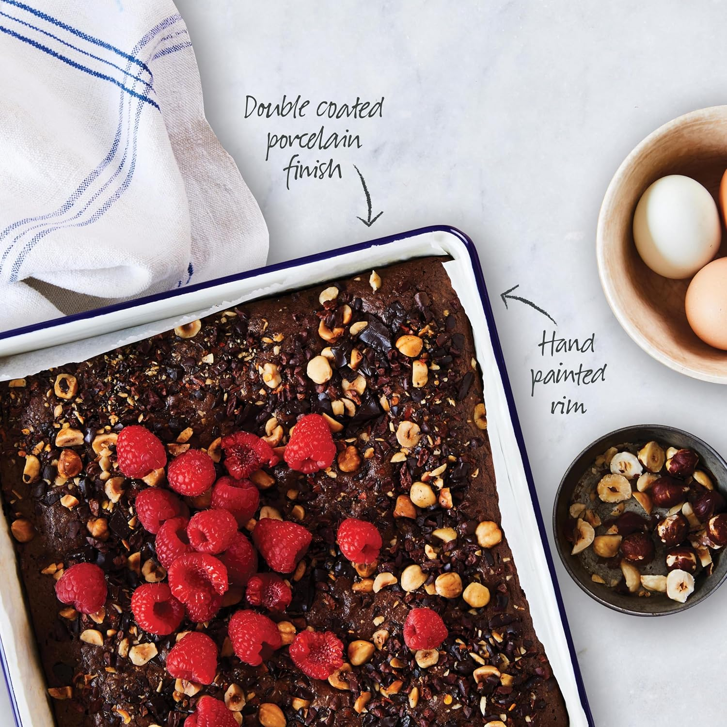 Wiltshire Enamel Brownie Pan image number 1