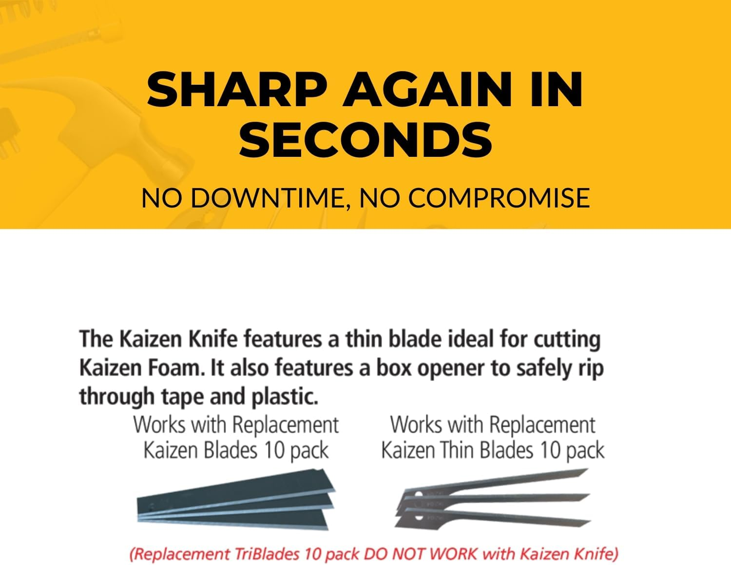 Fastcap Kaizen Knife Standard Blade Safety Cutter for Kaizen Foam image number 1