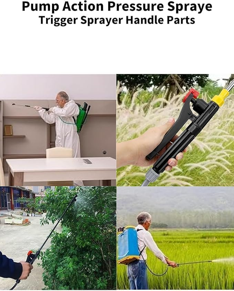Agricultural Spray Nozzles Fan-Shaped High-Pressure Atomization (1 Nozzles) |Sprayer Trigger Handle | Sprayer Trigger Replacement for Garden & Agriculture Watering Irrigation(2-Pack) image number 3