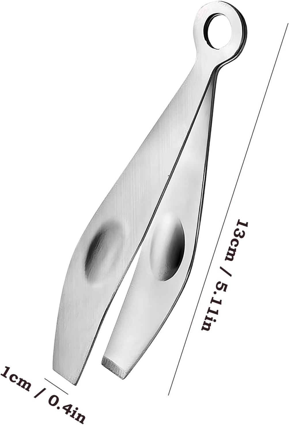 Bone Tongs, Stainless Steel Bone Tweezers, Kitchen Tweezers, Bone Tweezers, Specially for Removing Duck Feathers, Chicken Feathers, Pig Hair, Tweezers for Cooking, Seafood, Poultry image number 2