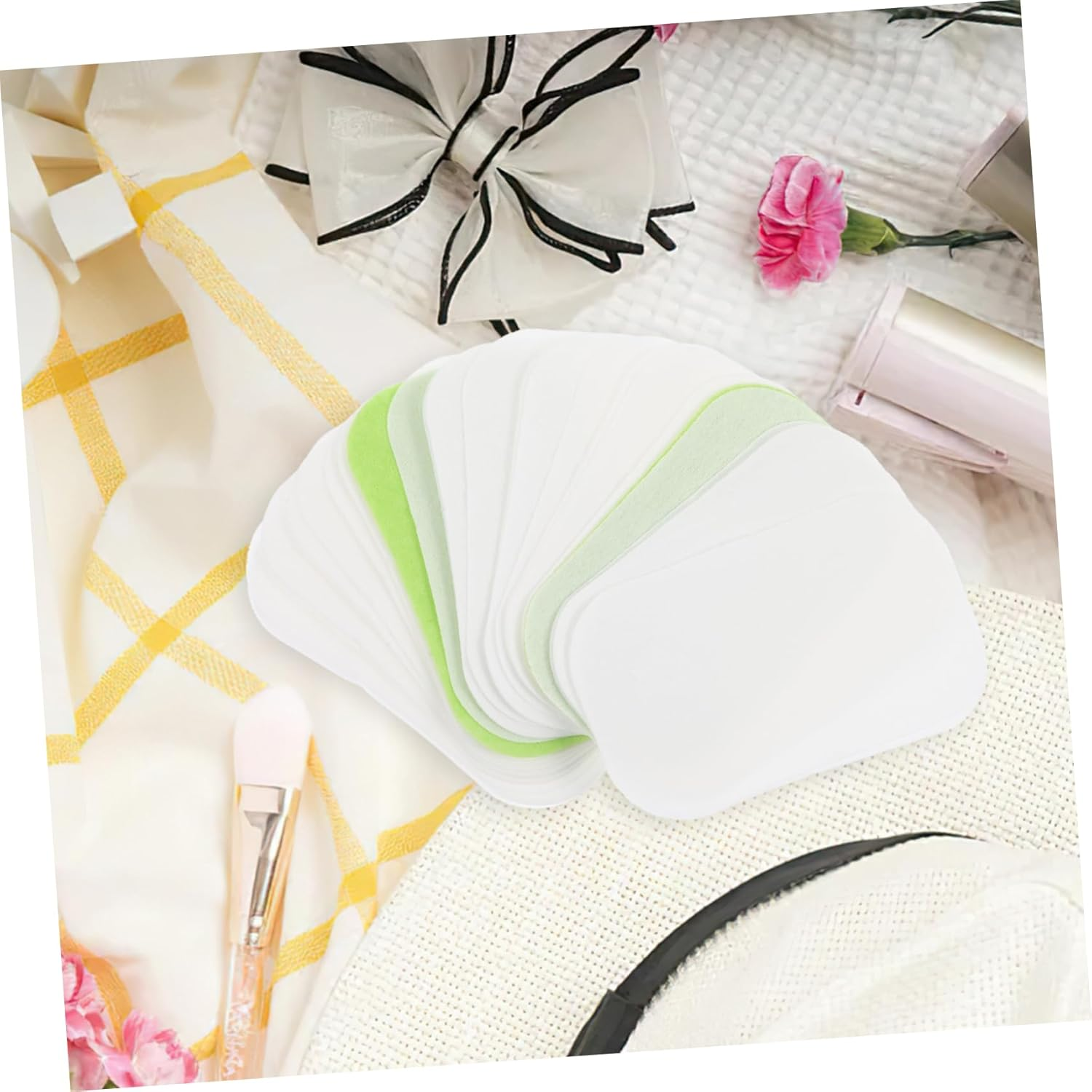 50Pcs Portable Soap Sheets for Travel Compact Hand Wash Soap Slices Safe Reliable for All Skin Types Lightweight Convenient Travel Supplies image number 4