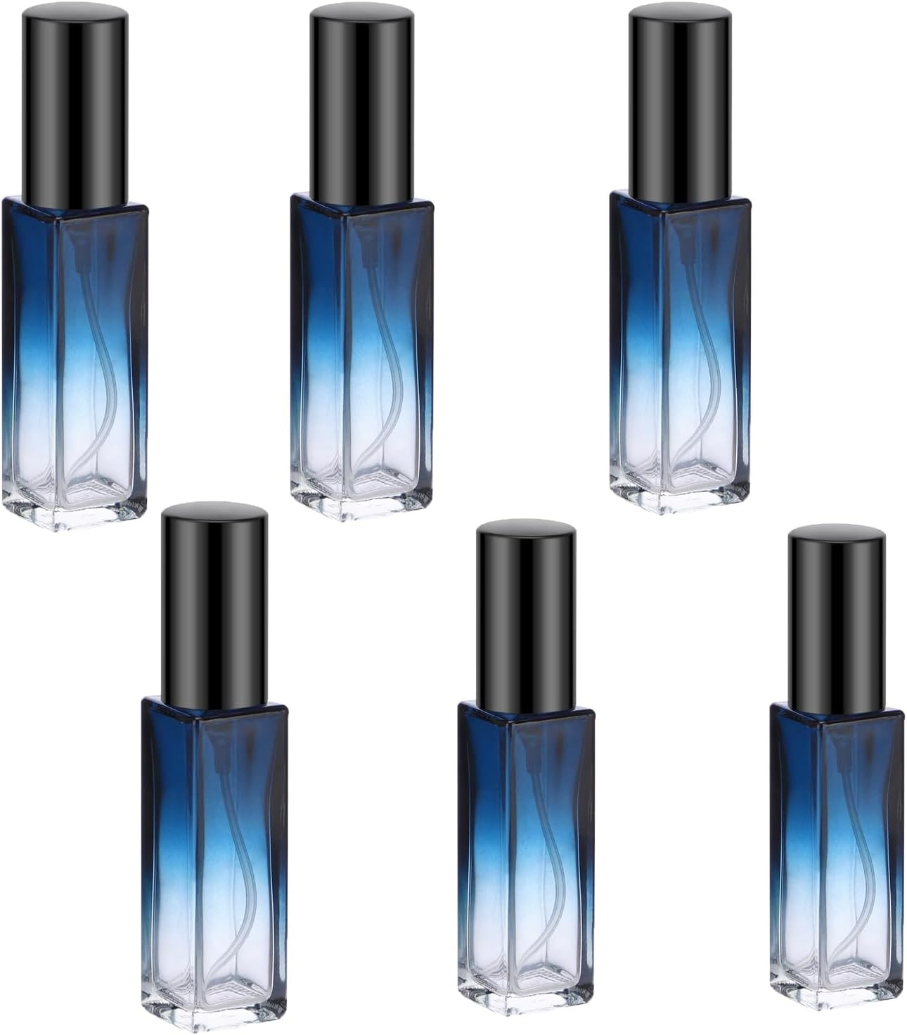 Weenwill Perfume Atomiser, Pack of 6 Mini Perfume Atomisers for Travel, Portable Perfume Atomiser, Refillable, Empty, Atomiser Perfume Spray Bottle, Perfume Sprayer for Travel Men and Women image number 6