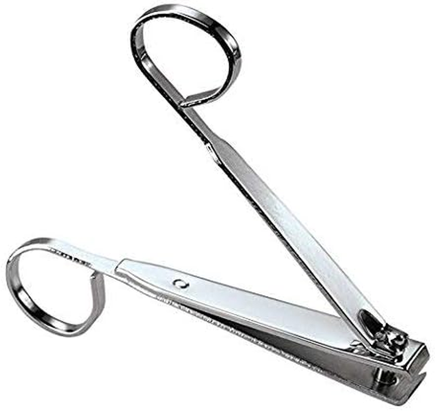 EZ Grip Nail Clipper | Comfort Grip Nail Clipper | Scissor Grip Nail Clipper | Sharp Stainless Steel Blade | Set of 2 (Small and Large) | Toenail & Nail Clipper Set image number 1