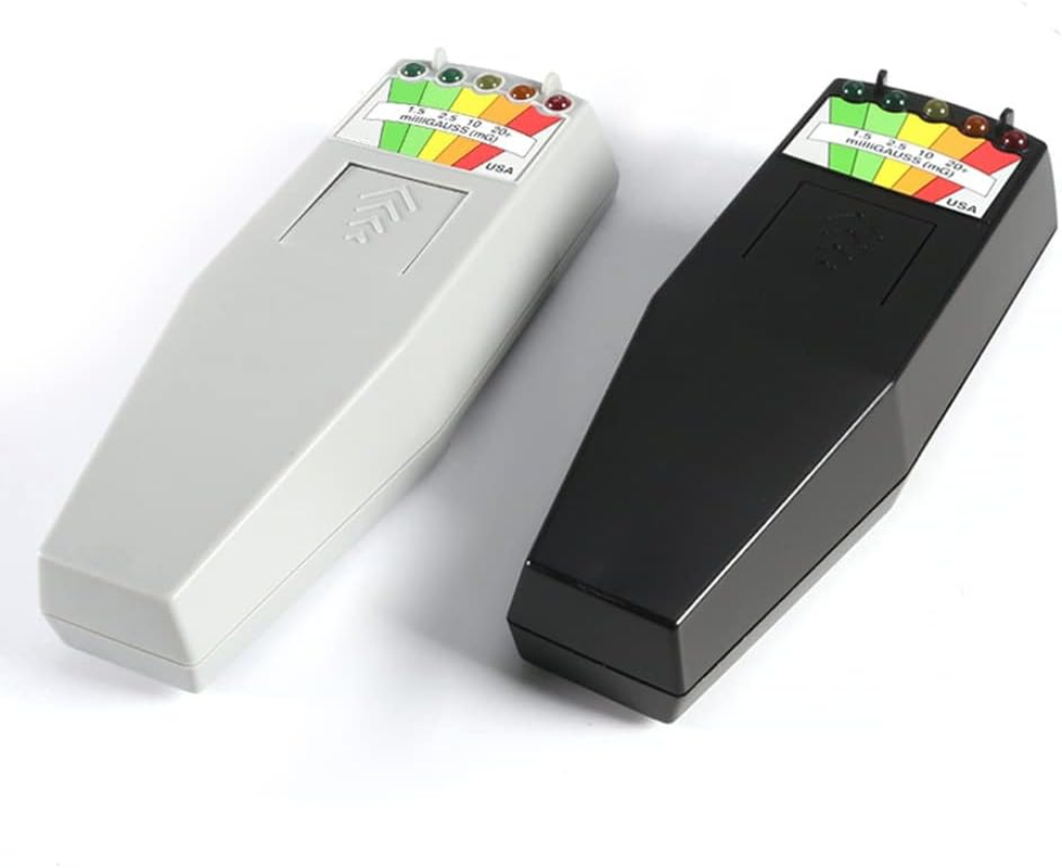 K2 Electromagnetic Field EMF Gauss Meter Radiation Detector Portable EMF Magnetic Field Monitor 5 LED Gauss Meter, Black image number 4