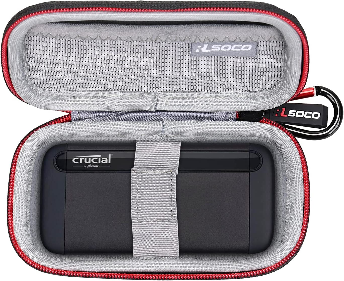 Case for Sandisk Extreme/Extreme Pro/Professional & Crucial X8 Portable SSD,500GB/1TB/2TB/4TB/8TB External Solid State Drive by RLSOCO