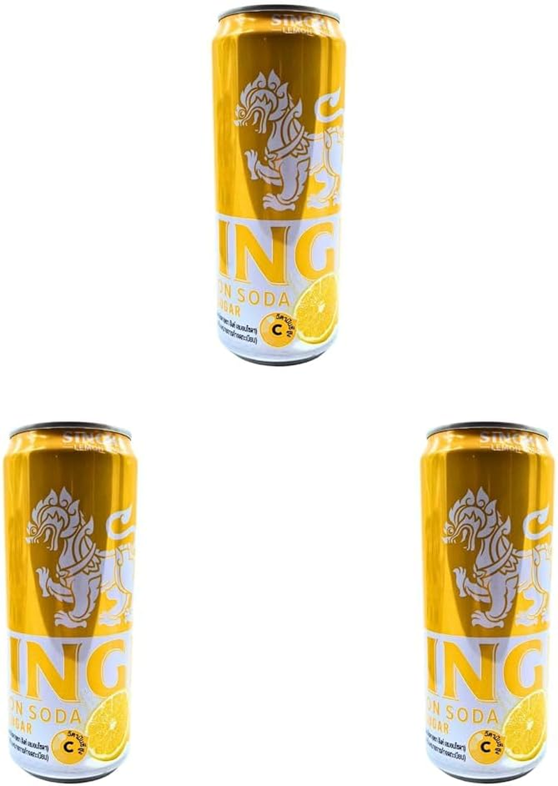 Singha Lemon Soda Drink 330Ml
