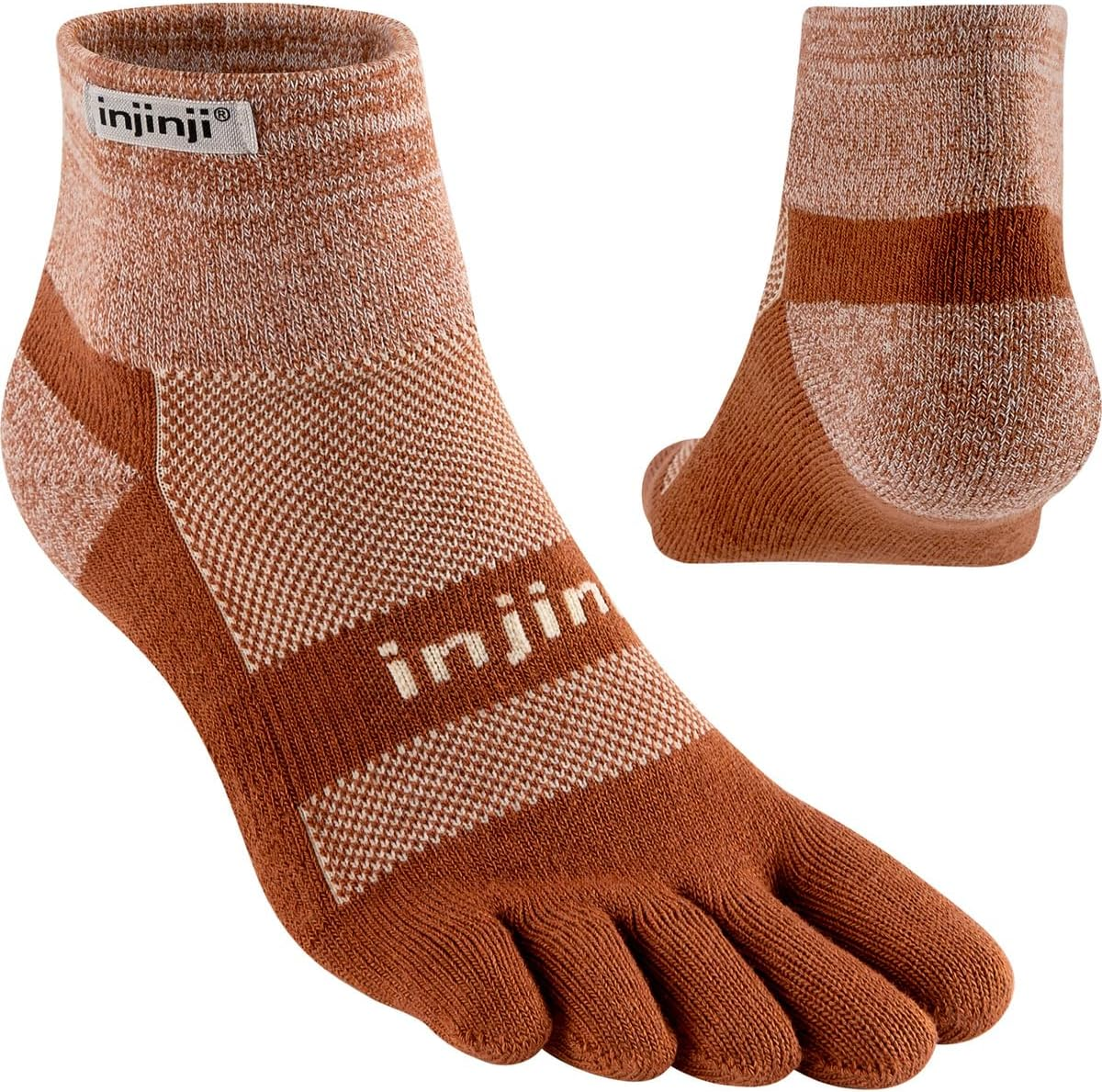 Injinji Men'S Trail Midweight Mini Crew Toesocks image number 4