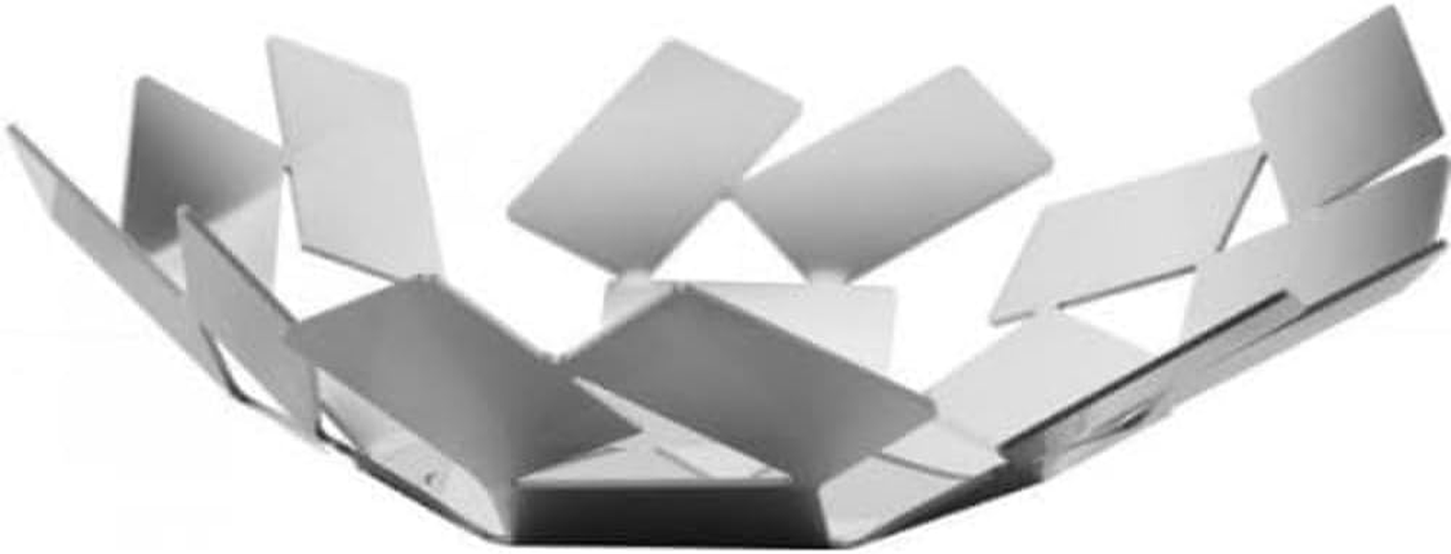 Alessi La Stanza Dello Scirocco Fruit Basket 10-3/4-Inch Silver