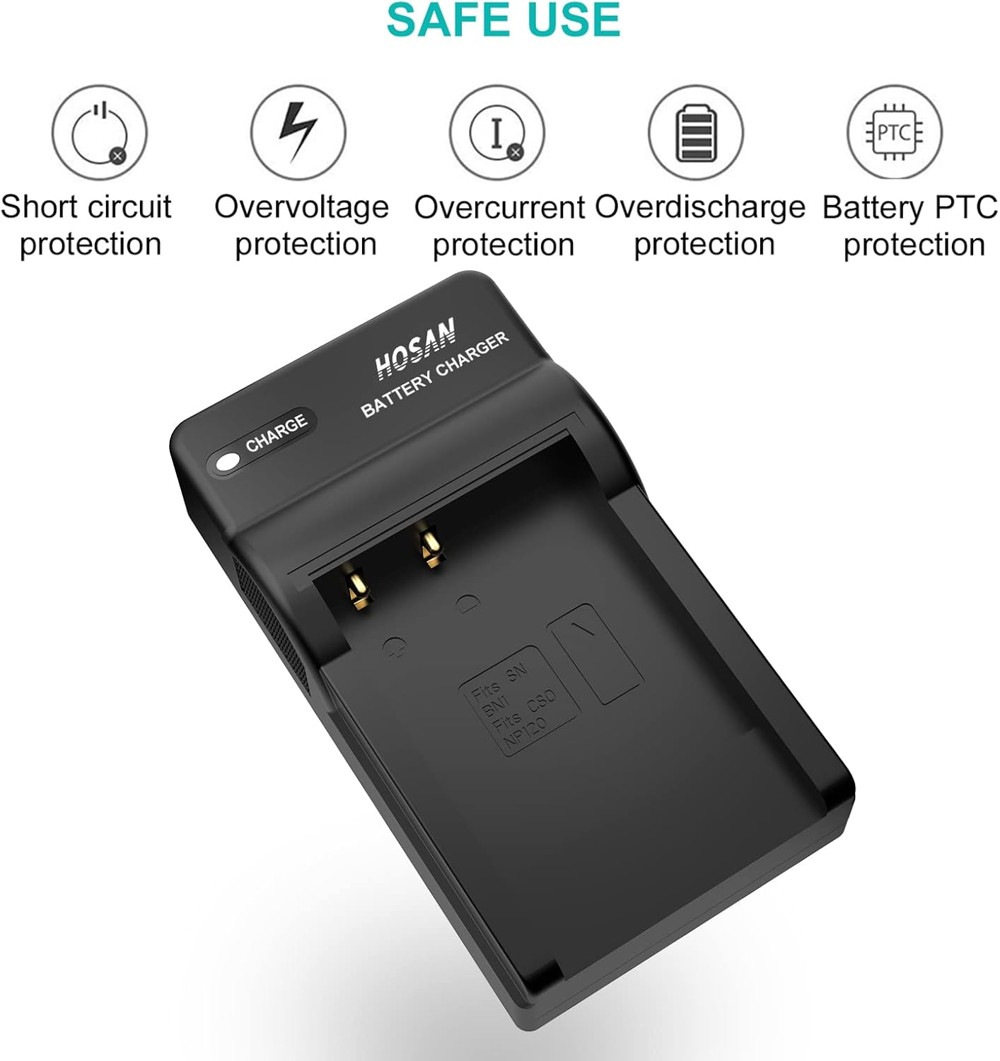 NP-BN1 Replacement Battery (2-Pack) and Portable Micro USB Charger Kit for NP-BN1 DSC-QX10, DSC-QX100, DSC-T99, DSC-T110, DSC-TF1, DSC-TX5 image number 2