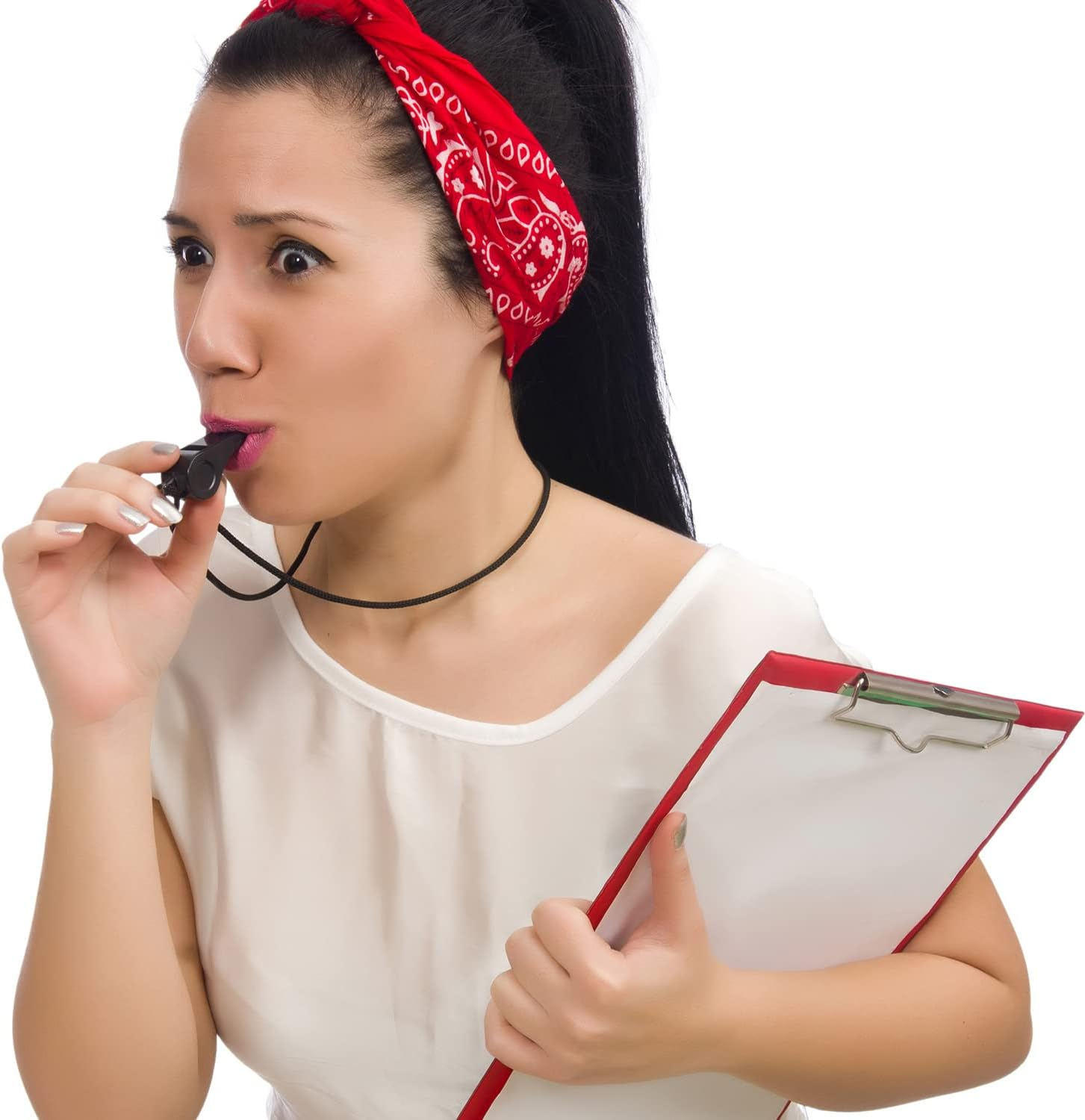 Arbootjin Whistle,4 Pack Plastic Whistles Emergency Whistles Sports Whistles with Lanyard Loud Crisp Sound Coach Whistle Great for Coaches, Referees,And Officials (4 Colors) image number 6