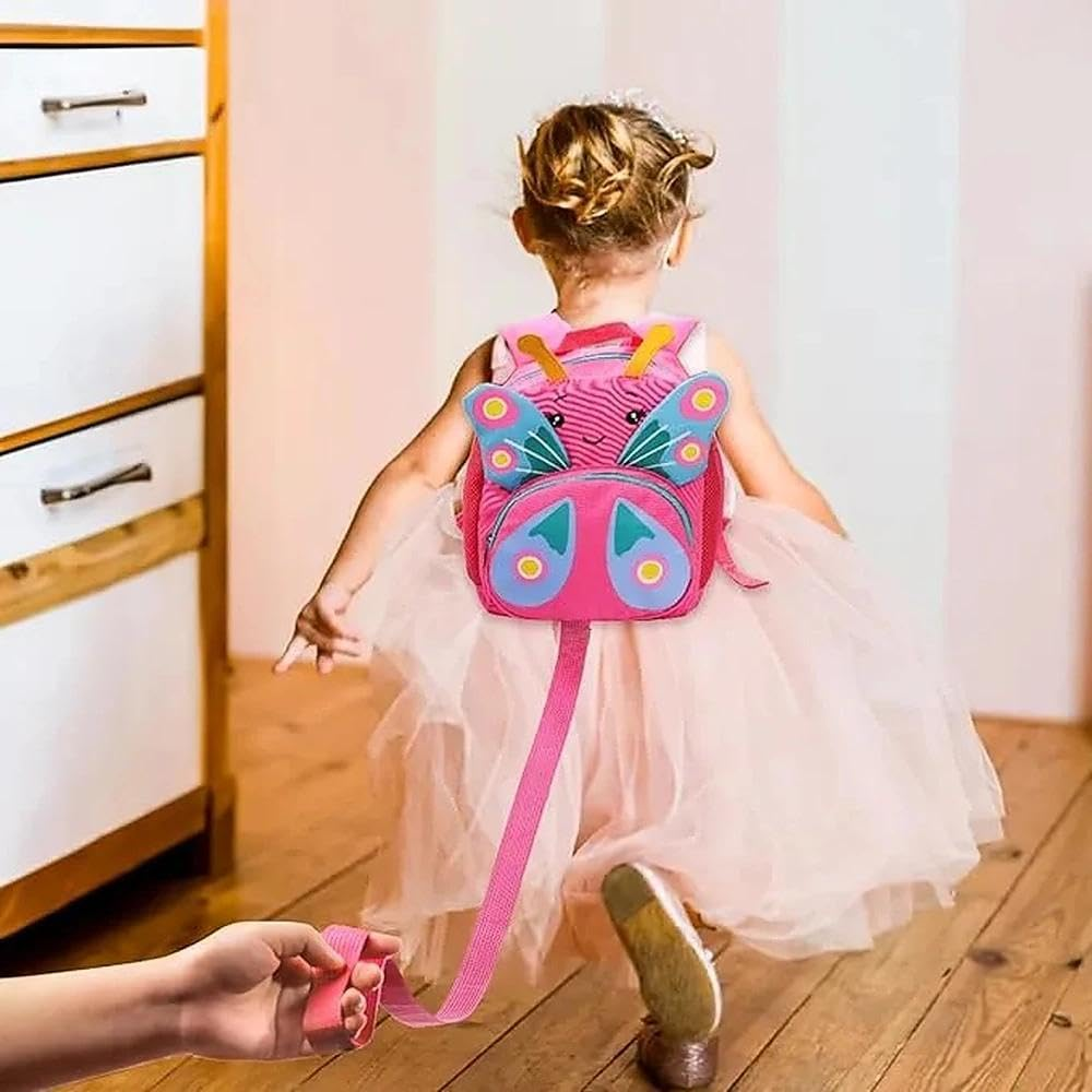 Toddler Backpack with Leash, Adjustable Harness, Breathable Fabric, Lightweight & Safe, Perfect for Kids, Compatible with Children&rsquo;S Gear, CRFY