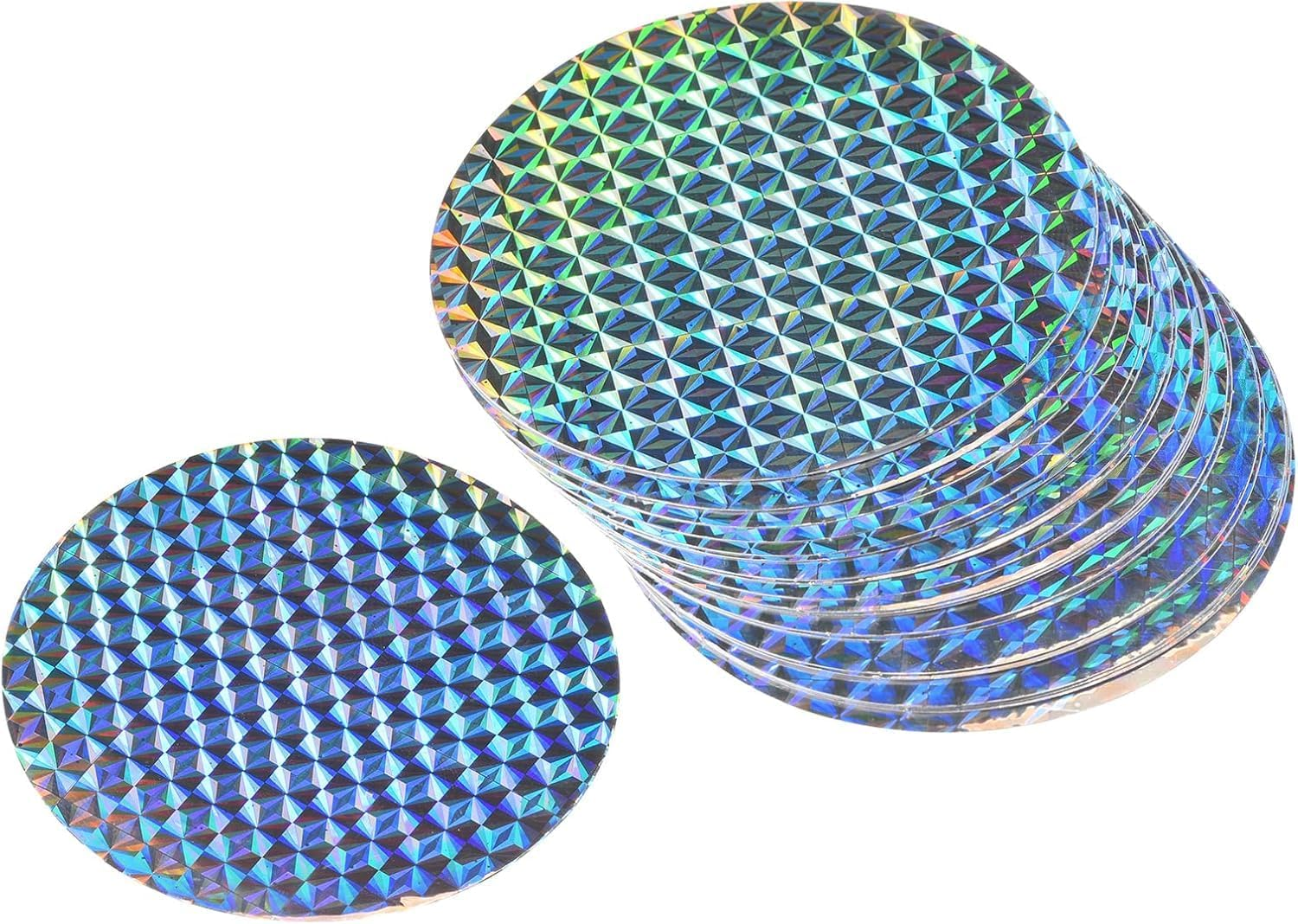 40 Pack Bird Scare Reflective Devices,Self-Adhesive Deterrent for Windows, Balcony, Roof & Garden &ndash; Keep Birds Away with Reflective Strips (Silver)