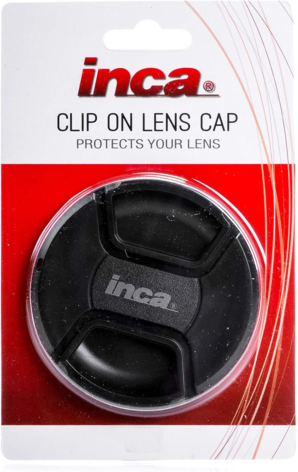 Inca Clip on Lens Cap 67 Mm Secure; Protect Inca Clip on Lens Cap 67Mm, Black (504267)
