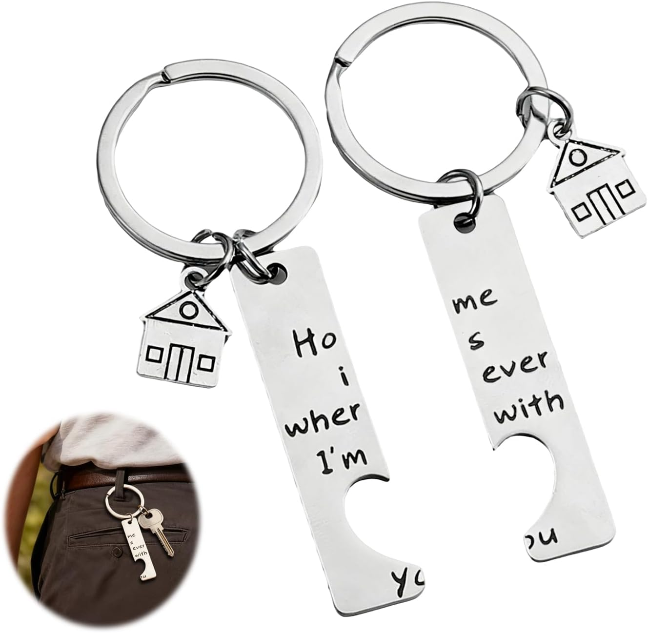 Couple Gifts for Him and Her, Heartfelt Housewarming Present for New Homeowners, First Home Keepsake for Husband & Wife, Boyfriend & Girlfriend, Valentine&lsquo;S Day, Christmas or Birthday Gift image number 3