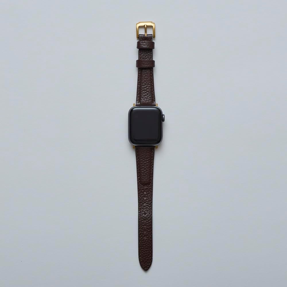 Hashibami Belt for Apple Watch Band G Dark Brown Free