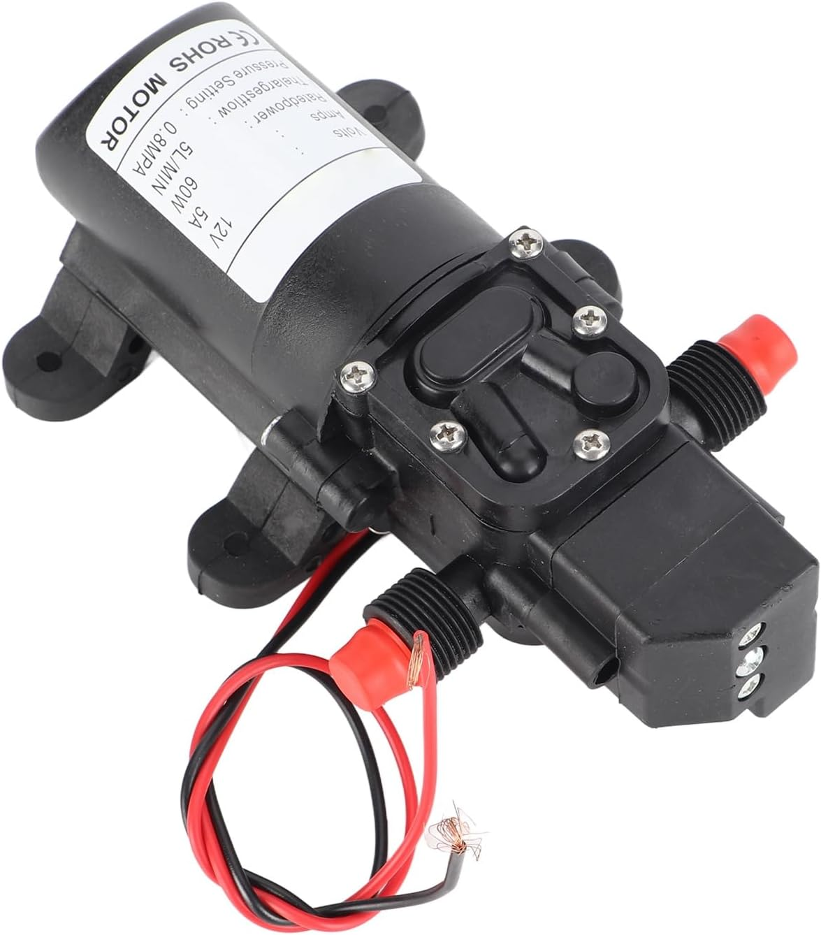Akozon Highpressure DC 12V Self Priming 116Psi, for Caravan, Camping & Boating. image number 5