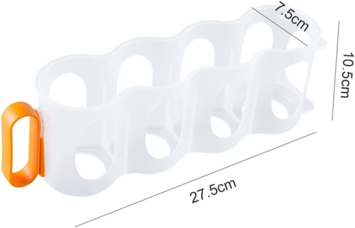 Beverage Can Organizer for Refrigerator 3-Pack Clear Plastic Can Holders Space-Saving Drink Storage Rack for Kitchen Bar Pantry image number 4