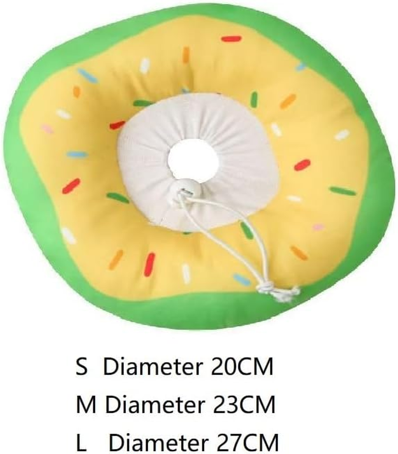 Cat and Small Dog Cone Waterproof, Collar Adjustable Neck Cone after Surgery Recovery Collar Pillow for Small Pets to Stop Licking (Green, L) image number 3