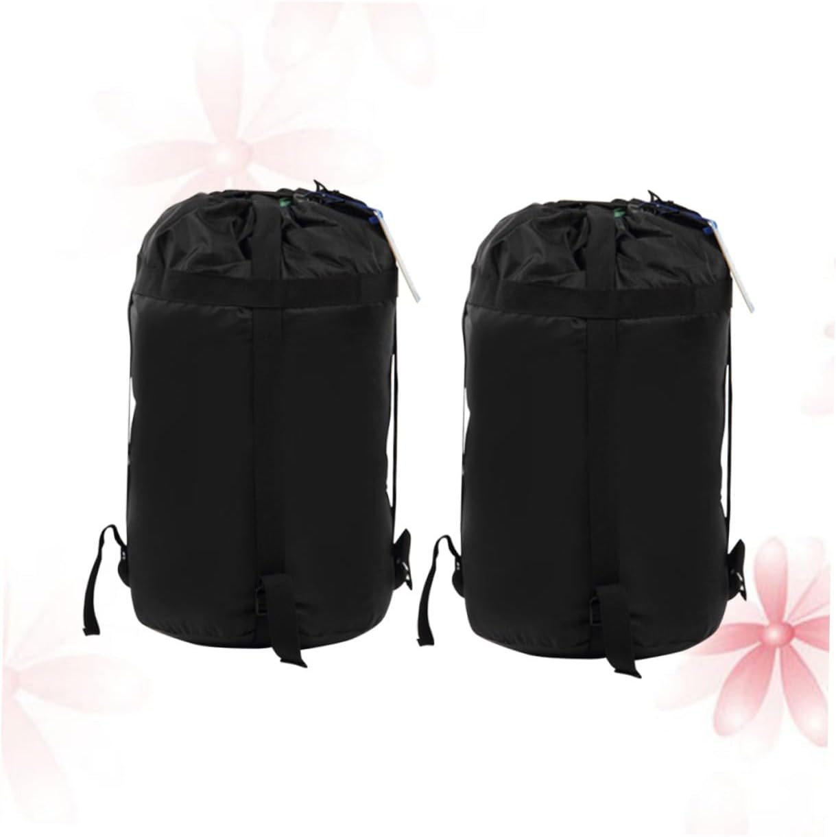 VINTORKY 2Pcs Compression Bags for Camping Hiking Backpacking Portable Storage Sacks with Straps Quilts Organizer for Outdoor Trekking and Travel image number 5