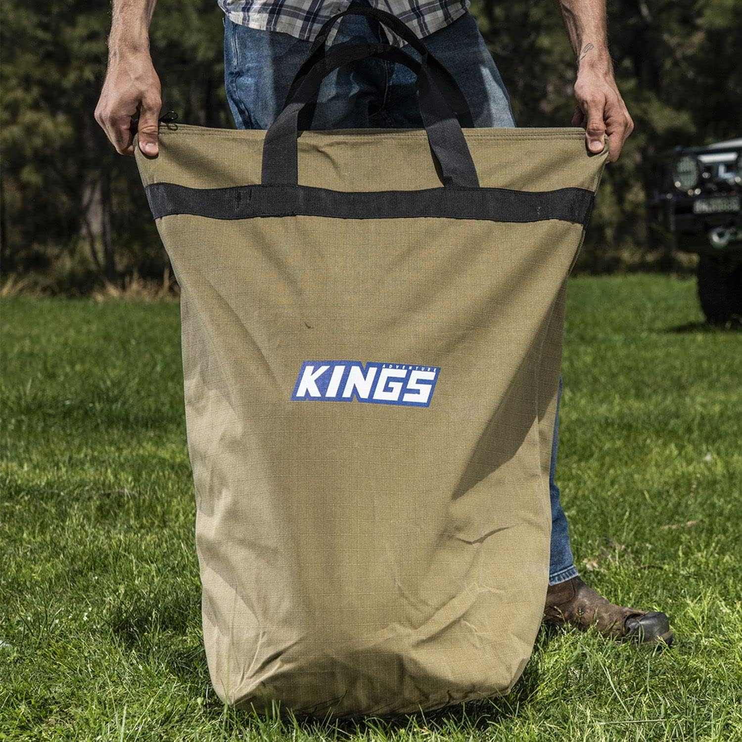 Adventure Kings Doona/Pillow Tough 400GSM Canvas Bag Storage Water Resistant 4WD image number 1