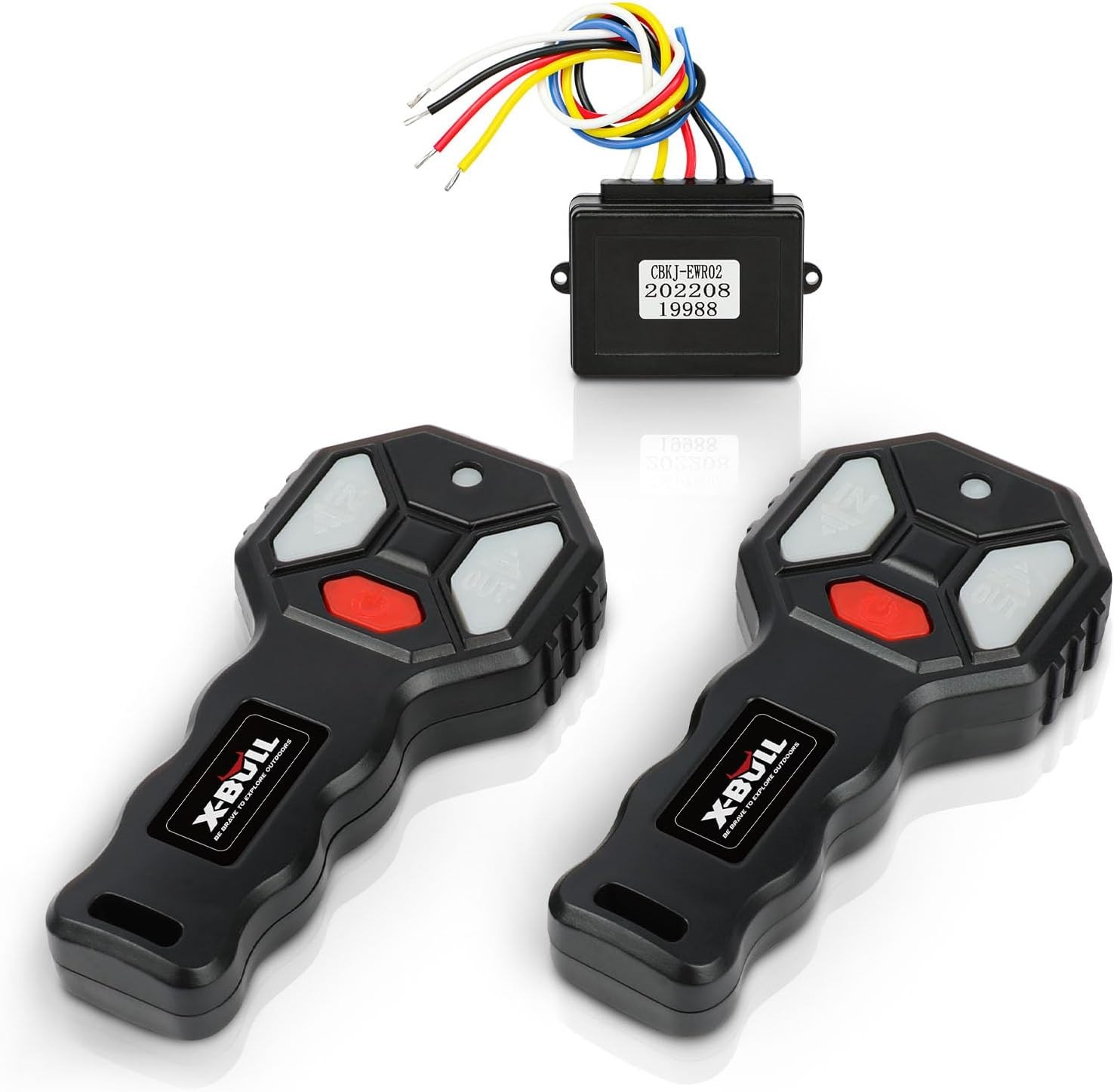 X-Bull New Wireless Winch 2 Remote Control Kit Handset Switch Car ATV SUV 12V image number 4