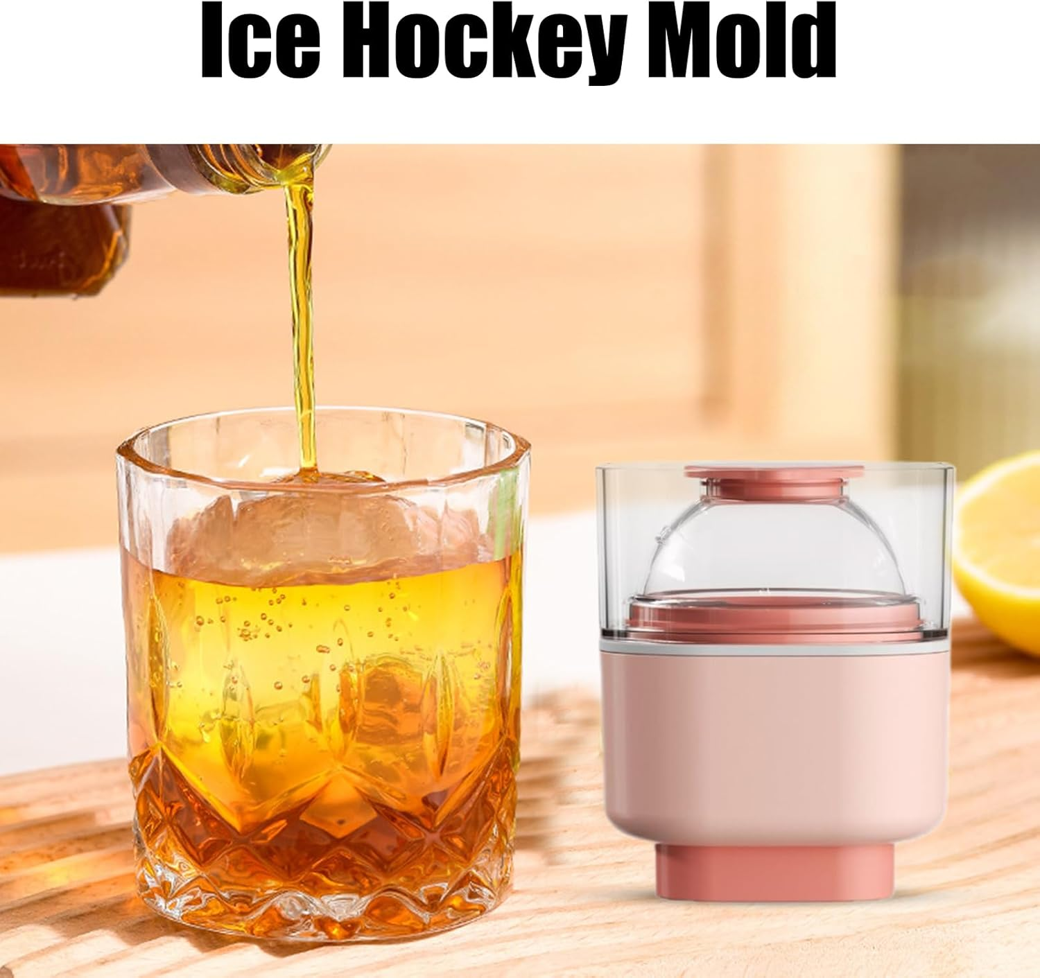 Ice Sphere Mold - Silicone Large Whiskey Ice Cubes Mold | Kitchen Utensils for Parties Bar Camping Drinking Occasions Beverage Chocolate Candy Cocktails image number 4