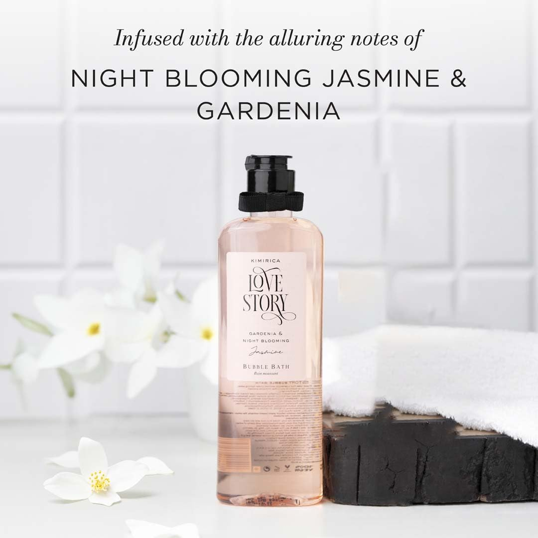 Kimirica Love Story Gardenia and Night Blooming Jasmine Bubble Bath 290 Ml