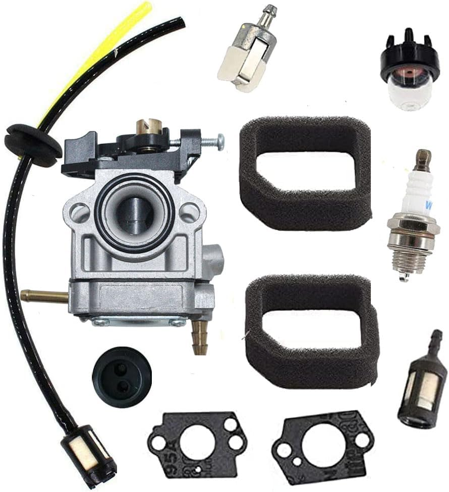 Carburetor Air Filter Spark Plug for Homelite HBC25SJSN HLT25CDSNC HLT25CNB HLT25CNC Carburettor Fuel Filter Fuel Line Grommet Kit