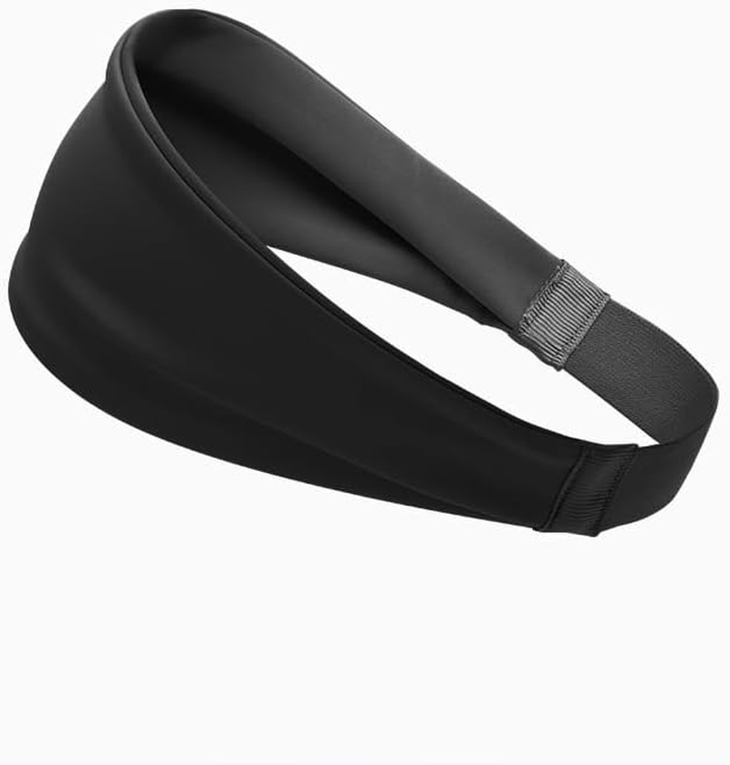 Unisex Cooling Sports Headband, Moisture Wicking Non-Slip Sweatband for Running, Yoga, Gym, Fitness - Men Women Adjustable Athletic Headband