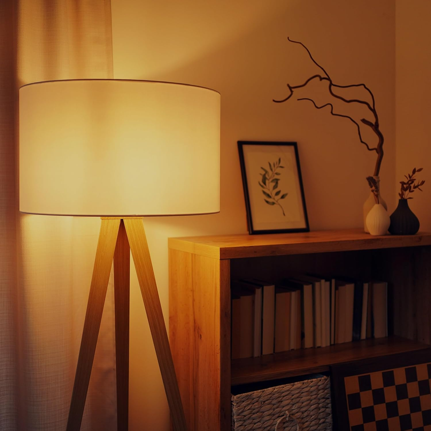 Wi-Fi LED round 5W BC 470Lum RGB + CCT Dimmable 2700K-6500K