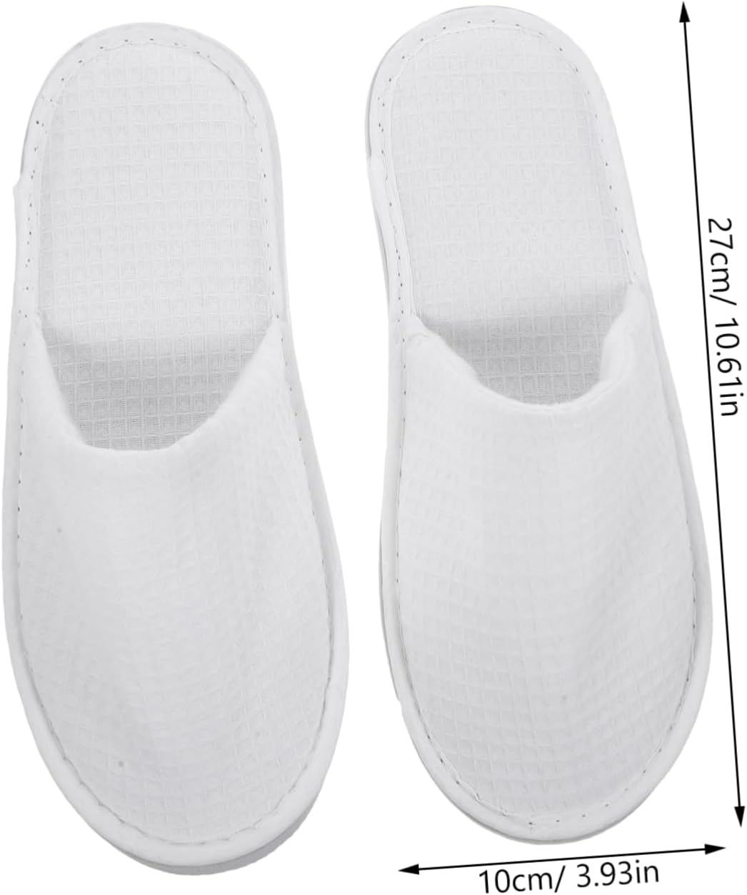GANAZONO Disposable Slippers 2 Pairs Comfortable Hotel Salon Slippers Non-Slip Design for Home Guests and Travel image number 5