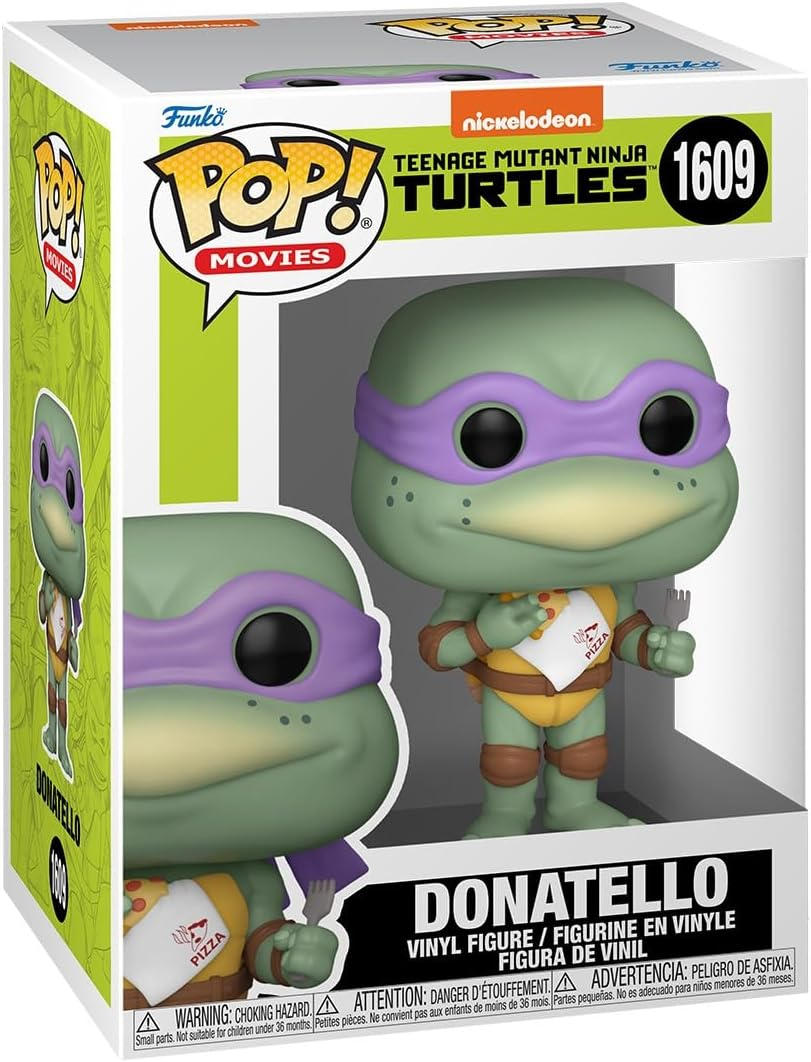 FUNKO POP! Movies: Teenage Mutant Ninja Turtles 1990 S2 - Donatello W/Napkin (TMNT) image number 2