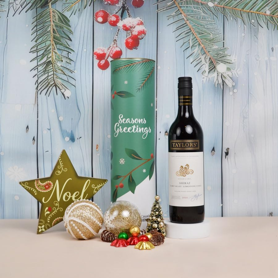 A Christmas Cracker - Taylors Shiraz or Pinot Grigio Wine (Shiraz) image number 1