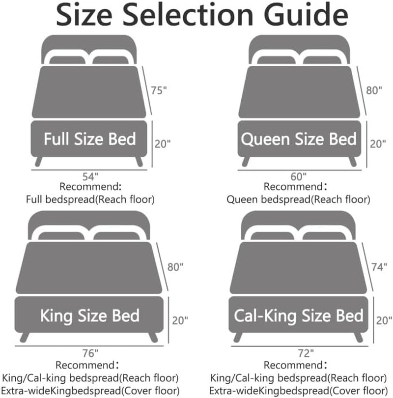 CHIXIN Oversized King Bedspread 128X120 Extra Wide - Lightweight Bedding Cover - Beautiful Stitching - 4 Piece Reversible Bedspread - Gorgeous Damask Paisley Pattern (King/Cal King, Seaglass) image number 4