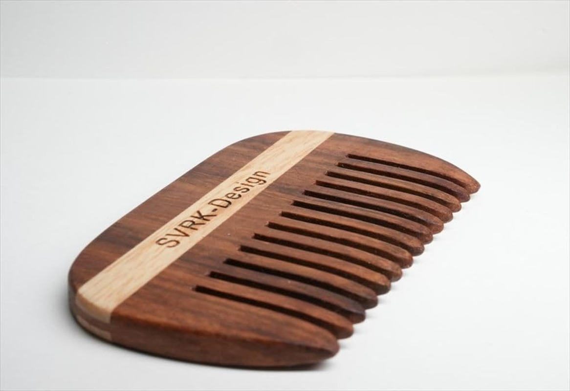 Wooden Comb Comb Small Comb Hair Comb Brown image number 1
