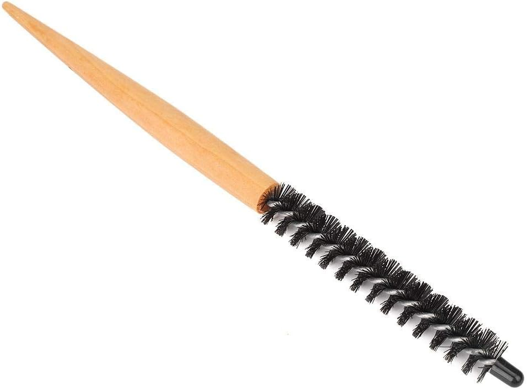 Hair Brush, Comb, Hairdressing Tool, Small round for Hair Styling for Cutting(16#Small Wooden Roller Comb) image number 3