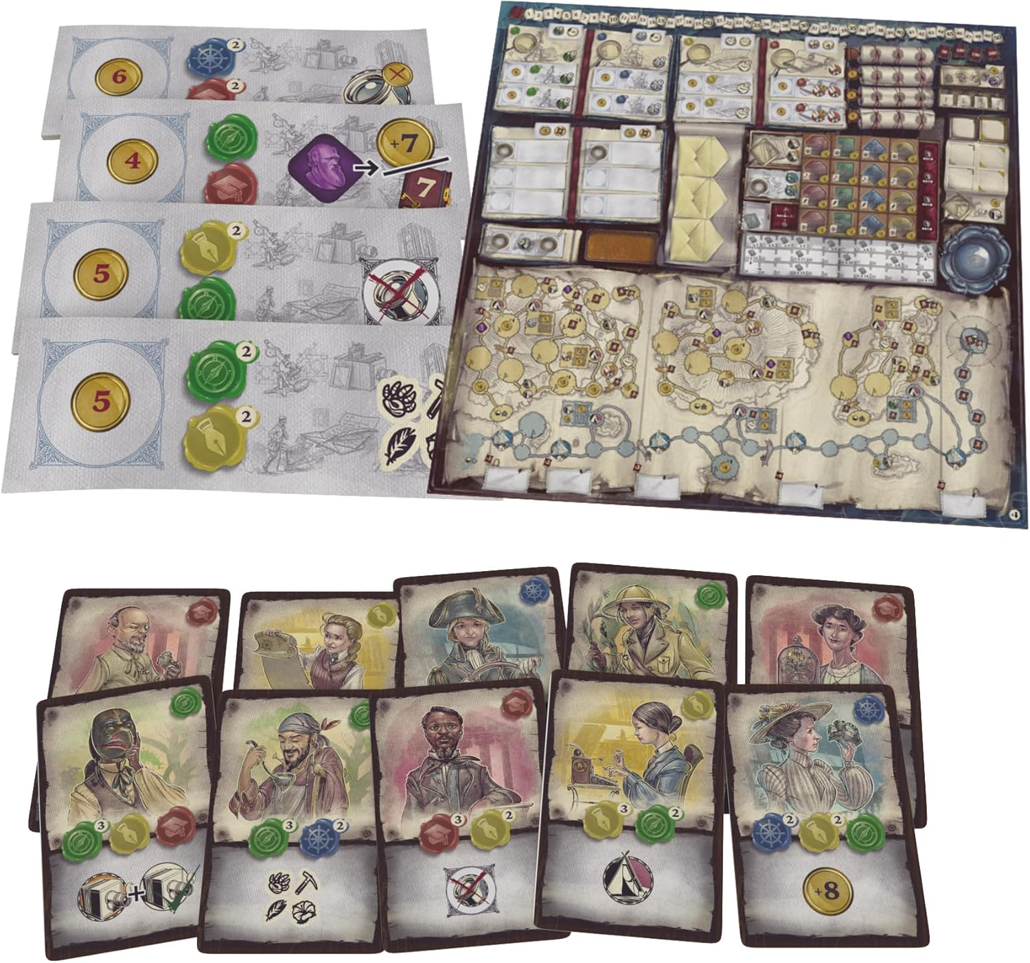 Asmodee North America Thundergryph Games Darwins Journey | Board Game | 1-4 Players image number 3