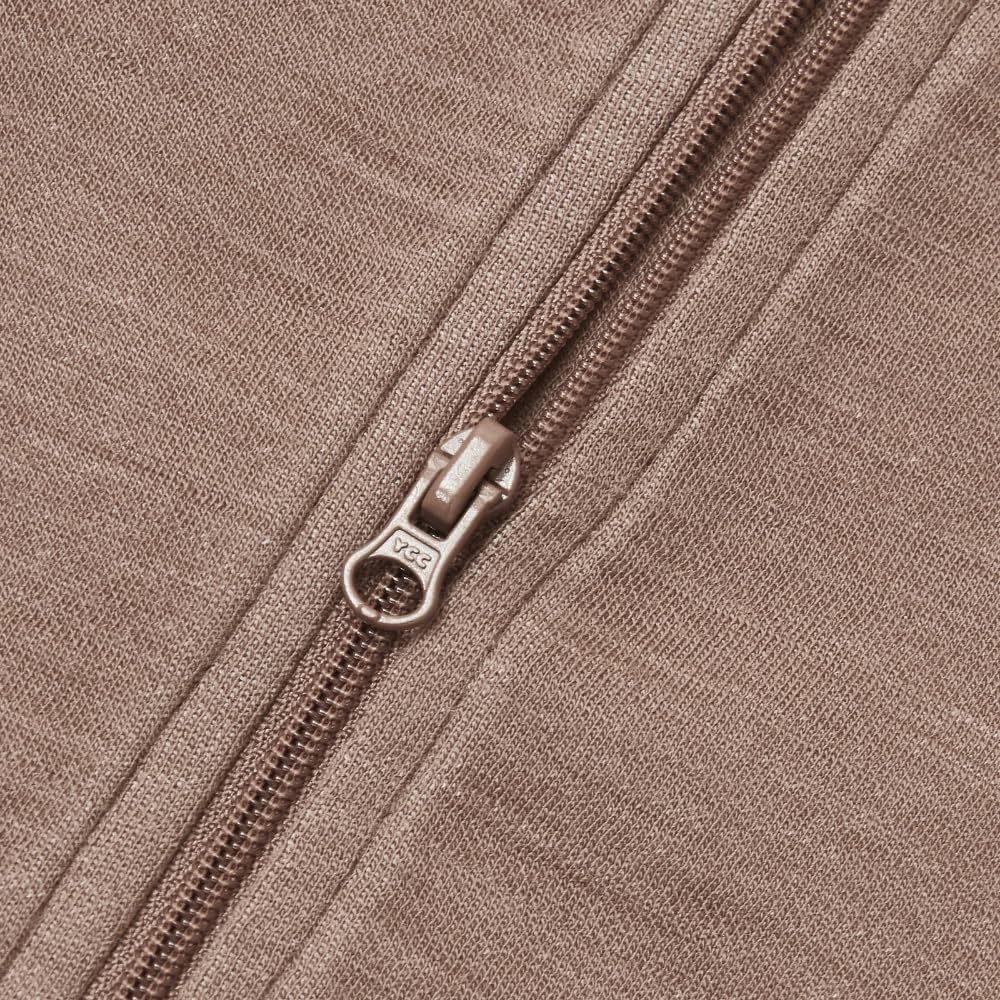 Merino Baby Merino Wool Coverall for 6-12 Months Babies, Brown Marle image number 5