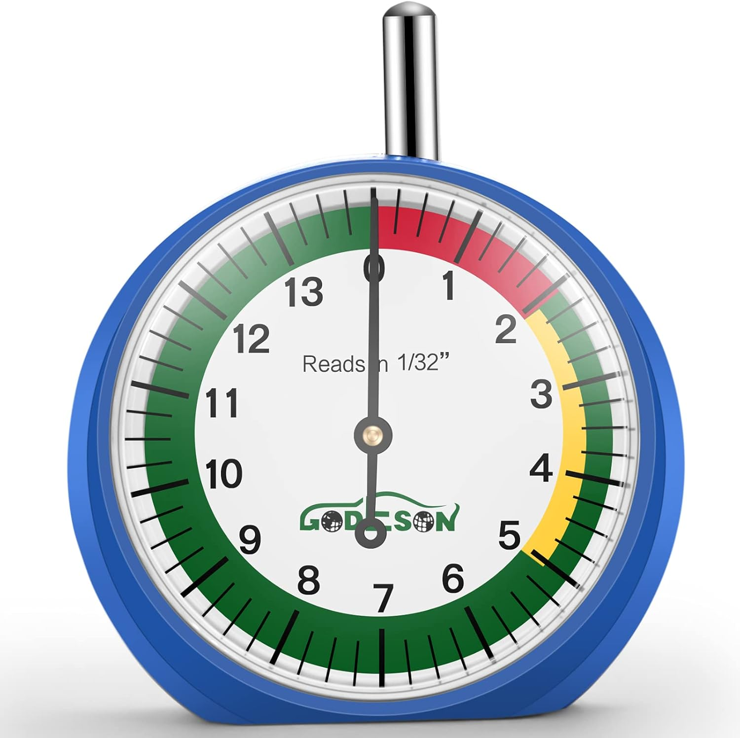Godeson Dial Type Tire Tread Depth Gauge by 88703 Prefessional for Motorcycle, Car,Truck and Bus
