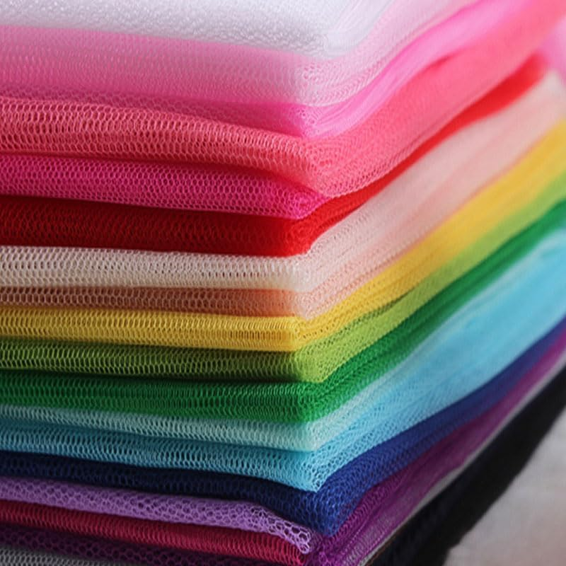 160Cm X 100Cm Black Polyester Tulle Mesh, Clear Bridal Veil Mesh for Wedding Decoration DIY Craft Projects Gift Wrapping and Outfit Design - Black image number 6