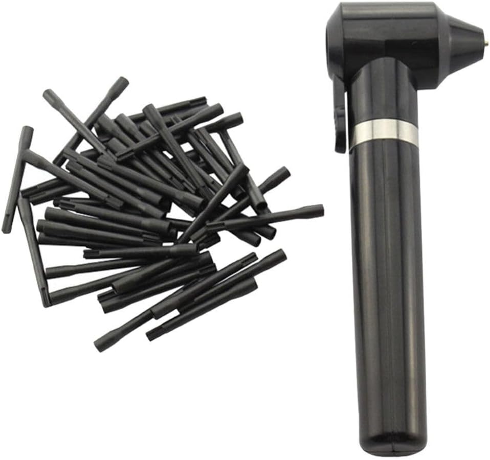 COHEALI 1 Set Pigment Mixer Machine Ink Mixer Eyebrow Color Stirrer with 50Pcs Mixing Sticks Electric Agitator Machine for Makeup Microblading Supplies Black