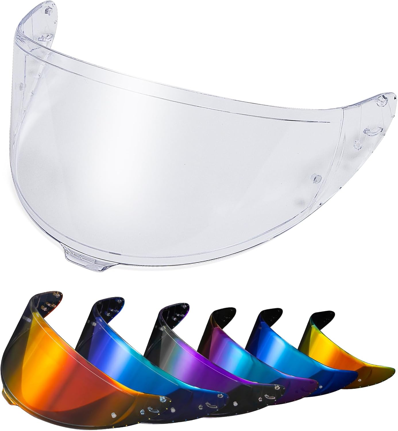 PSLER Helmet Visor for Shoei NXR2 Z8 RF-1400 CWR-F2 CWR-F2R X-Fifteen X15 X-SPR Pro Mirrored Helmet Visor Tinted Visor Motorcycle Helmet Accessories Replacement (Light Black) image number 2